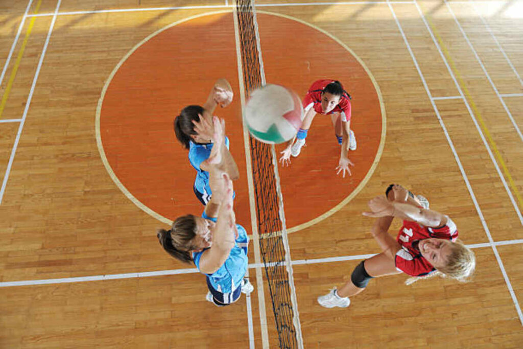 High School Volleyball Game