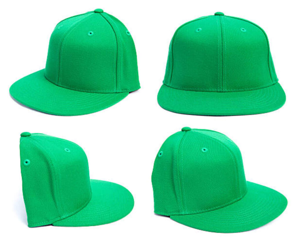 Green Fitted Hats